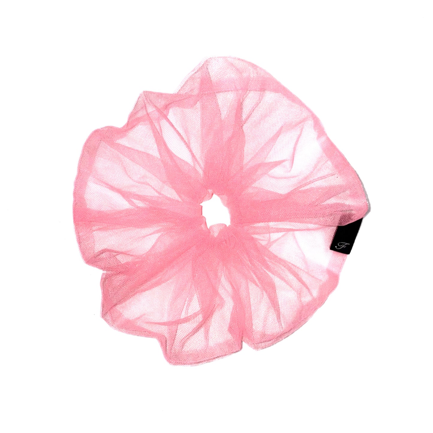 [F.E.E.S] neon light scrunchie / pink / チュールシュシュ