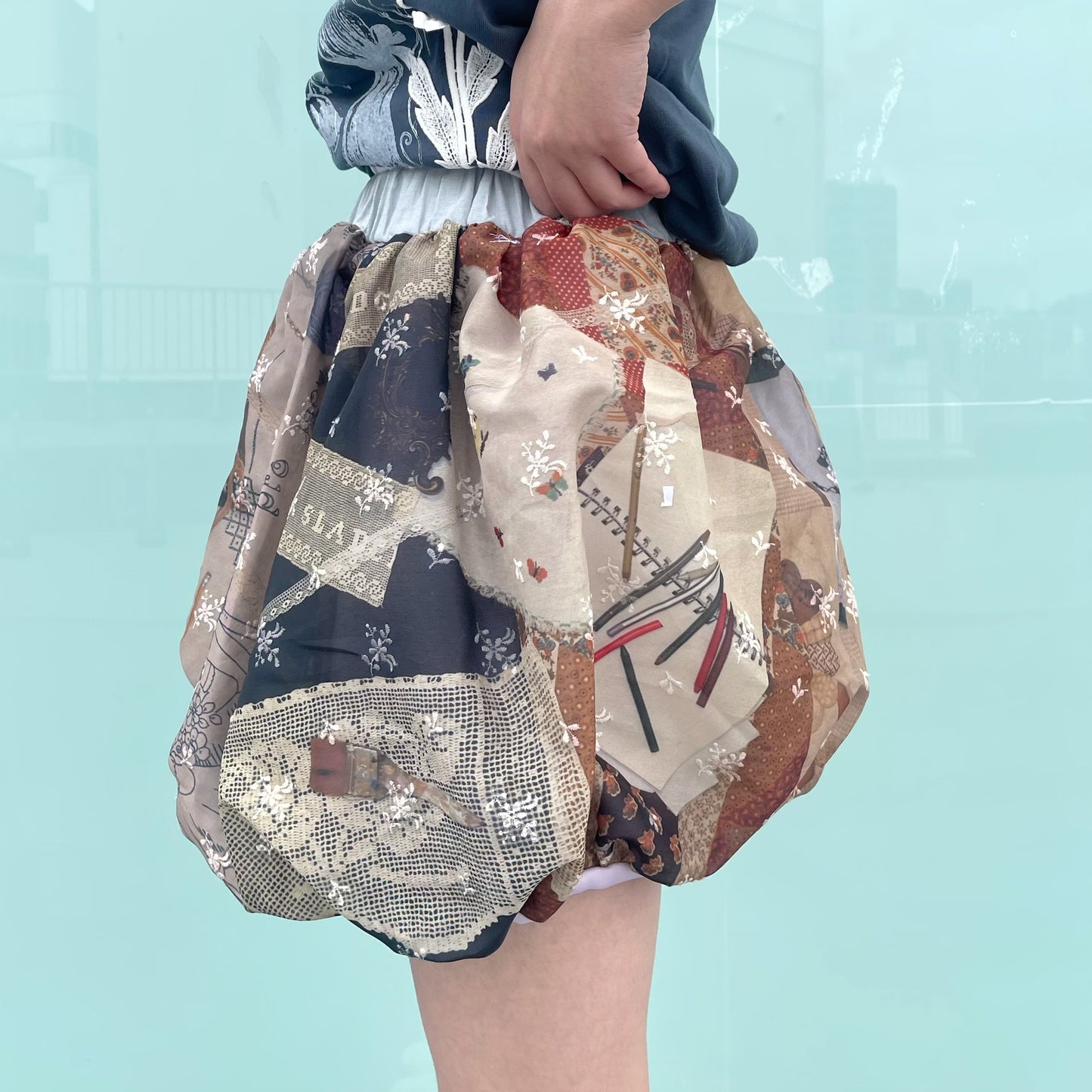 Balloon skirt / Brown / バルーンスカート