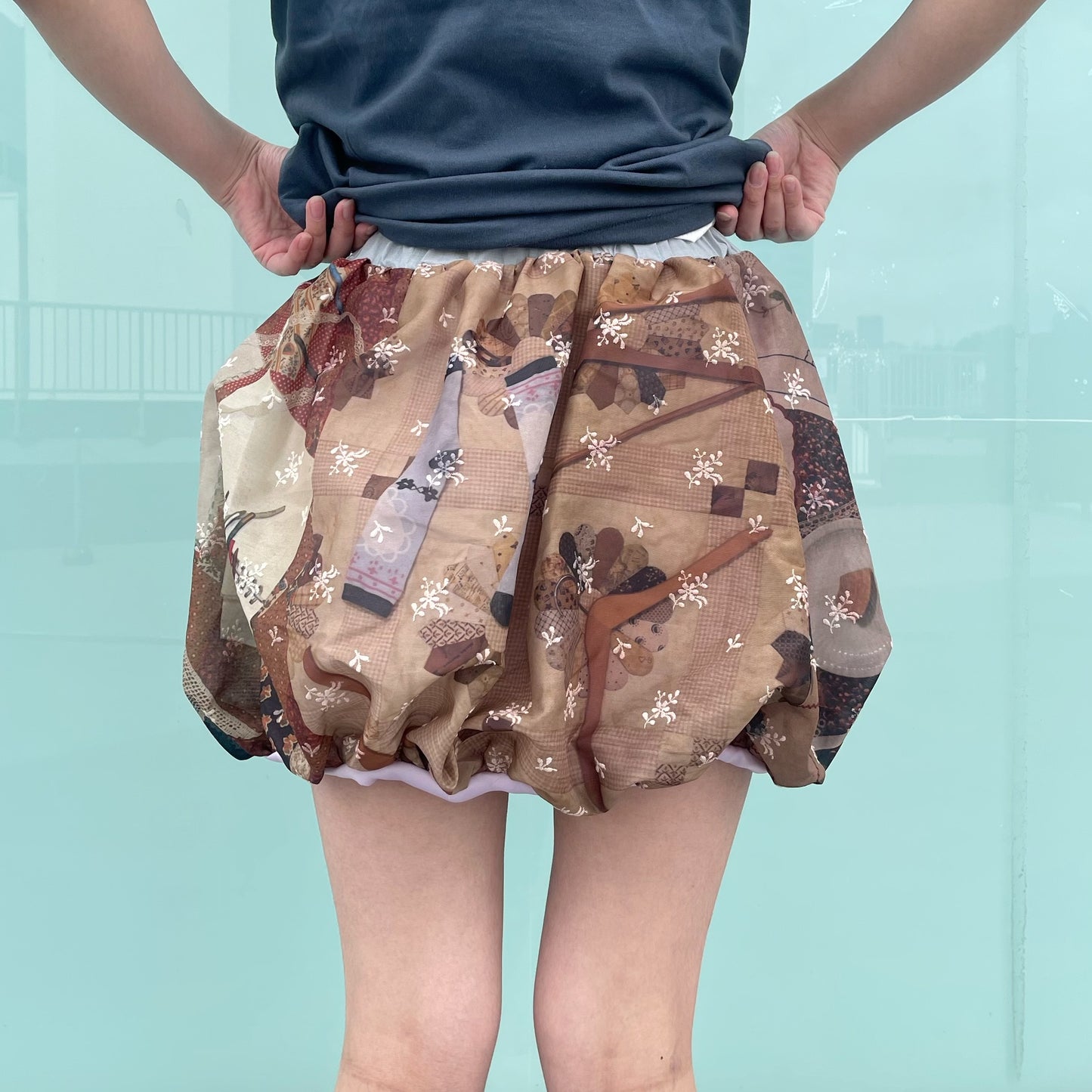 Balloon skirt / Brown / バルーンスカート