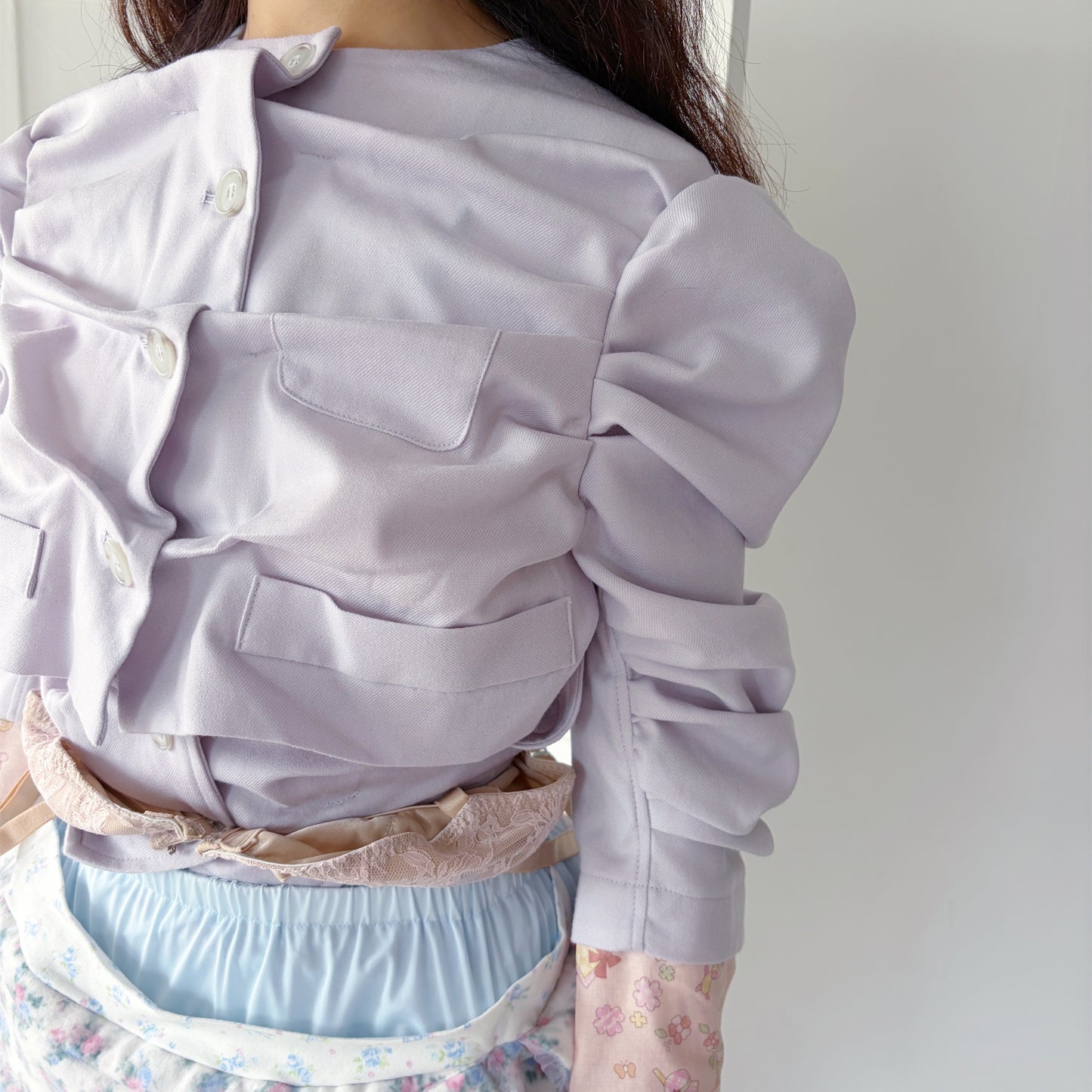 TOO BUSY JACKET / PURPLE / ショートジャケット