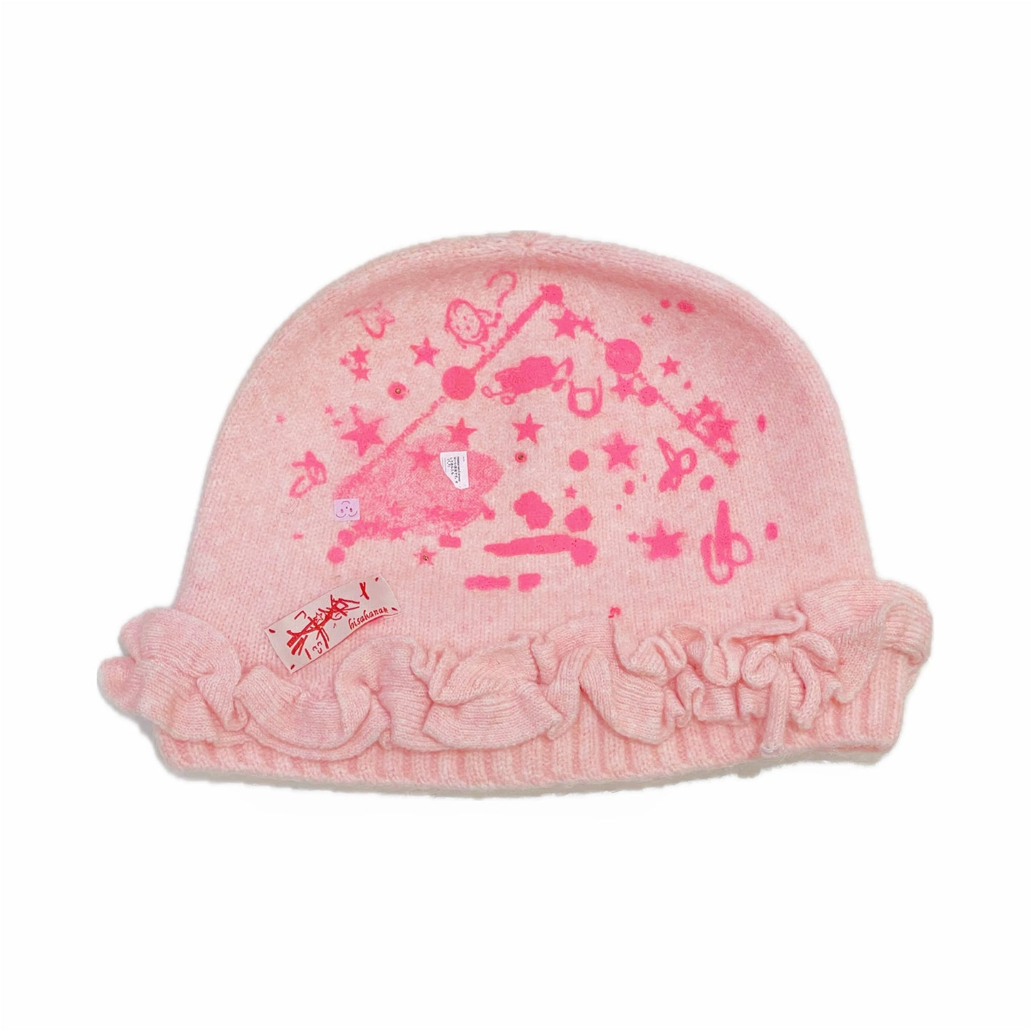【SHEEP SOUVENIR】sheep vs winter knit cap / pink / ニットキャップ