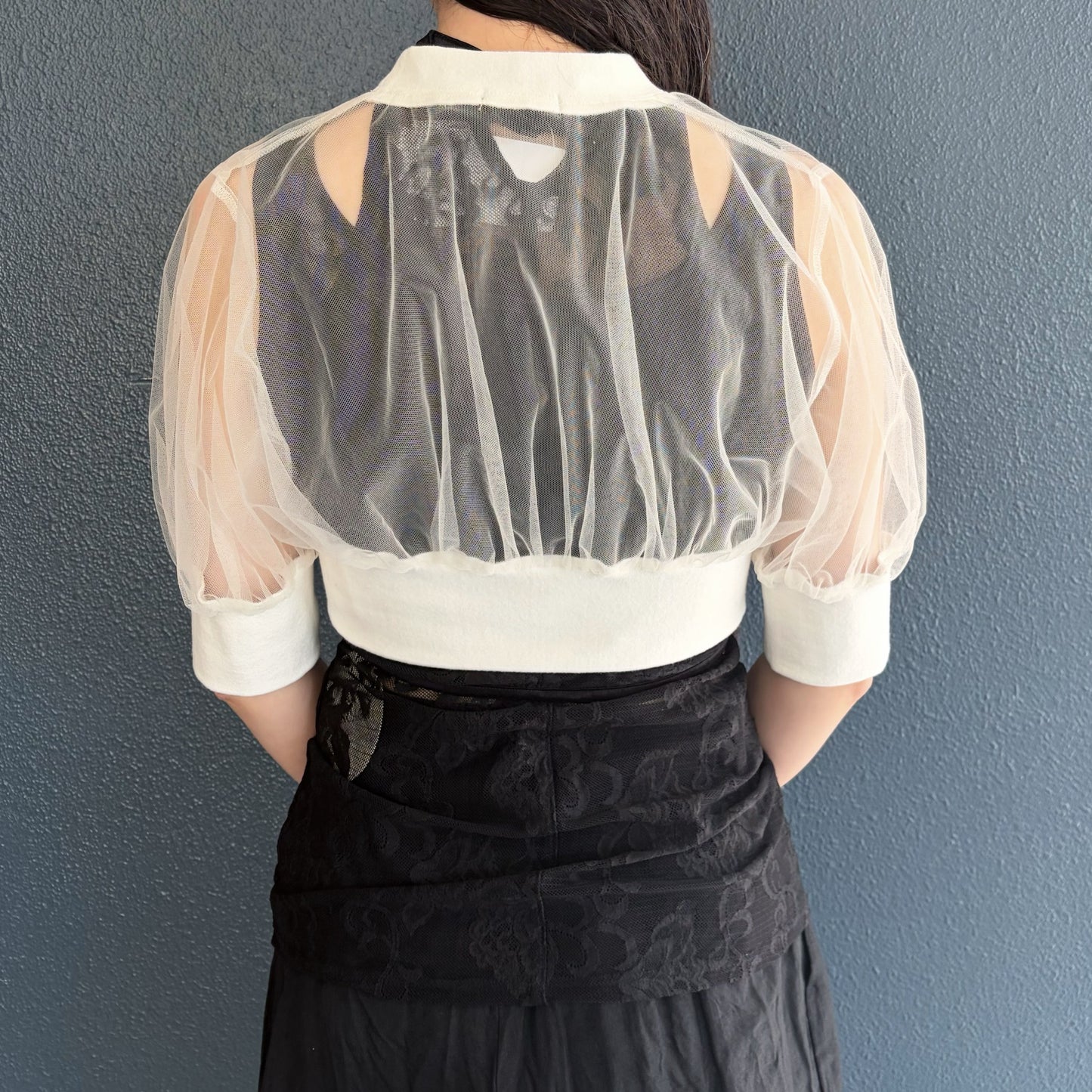 Tulle top / White / チュールトップ