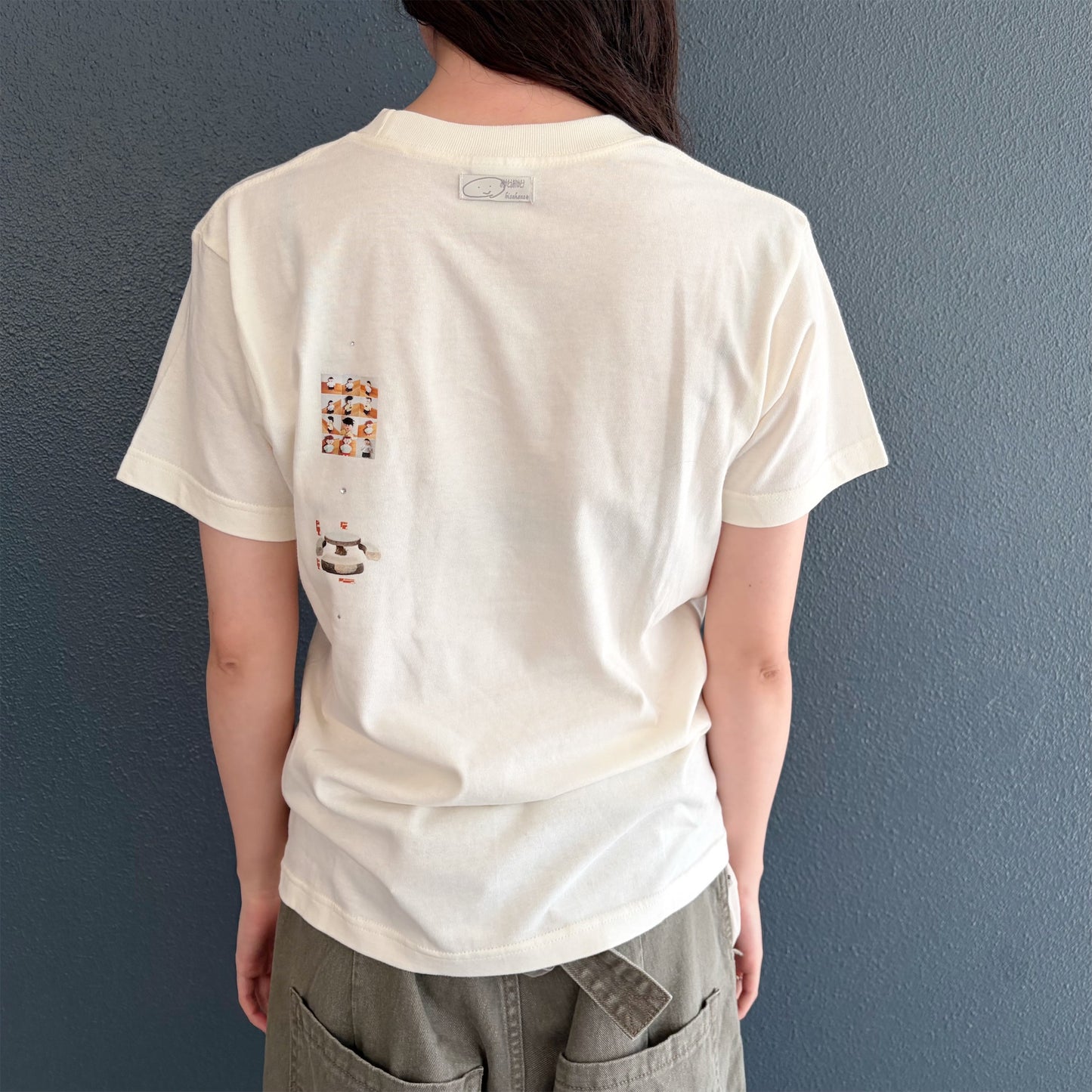 We are 友 T-shirt / Off white / プリントTシャツ