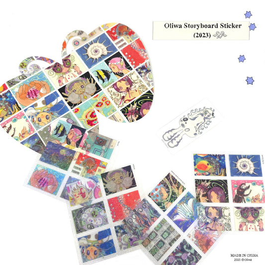 【oliwa】Storyboard sticker 2023 set / ステッカーセット