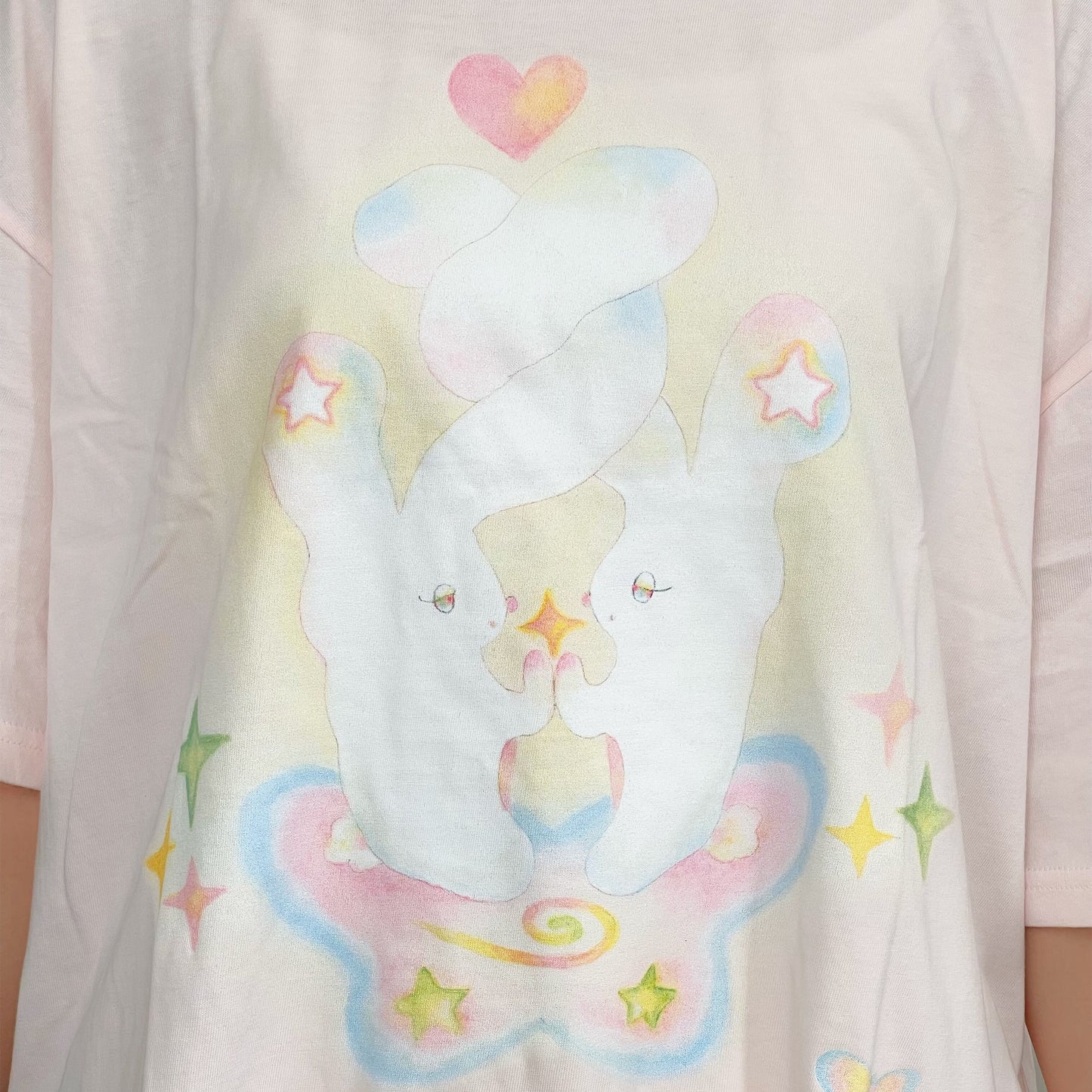 Tシャツ・カットソー [JOLIE LAIDE] Starlight bunny twin t-shirt JOLIE LAIDE] Starlight bunny twin t-shirt (jolie laide/T