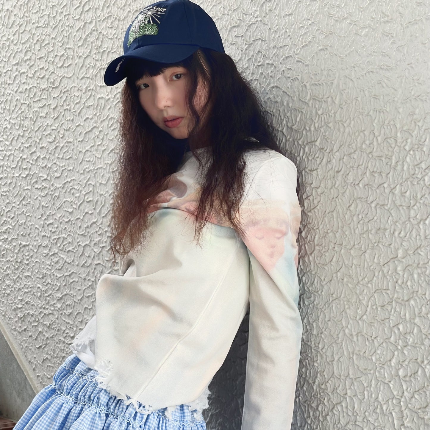 ANGEL DAMAGED T-SHIRT / WHITE / エンジェルダメージトップ