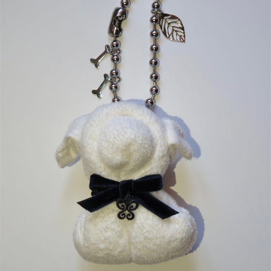 【SHEEP SOUVENIR】towel creature key chain / sheep / white / タオルキーチェーン