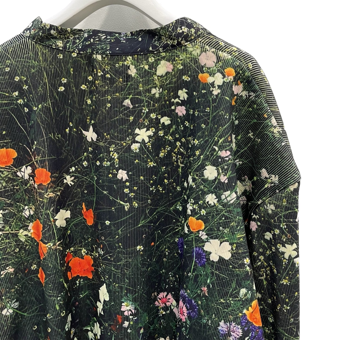 PRINT RIB BIG CARDIGAN / FLOWER / プリントリブビッグカーディガン