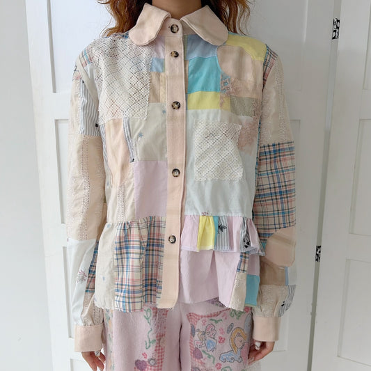 Patchwork shirt / Mix / パッチワークシャツ