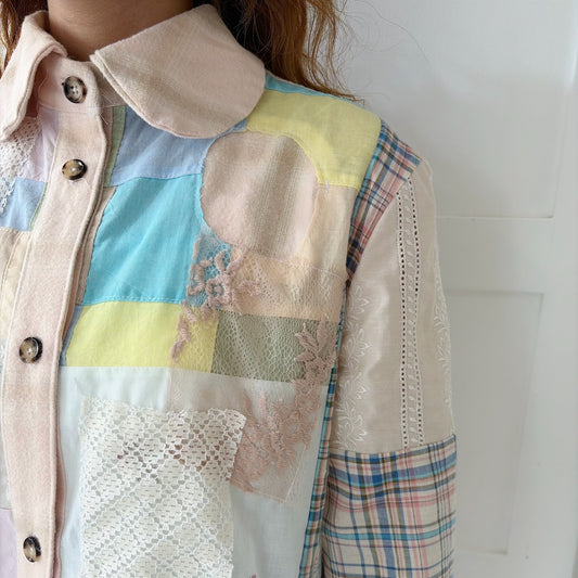 Patchwork shirt / Mix / パッチワークシャツ