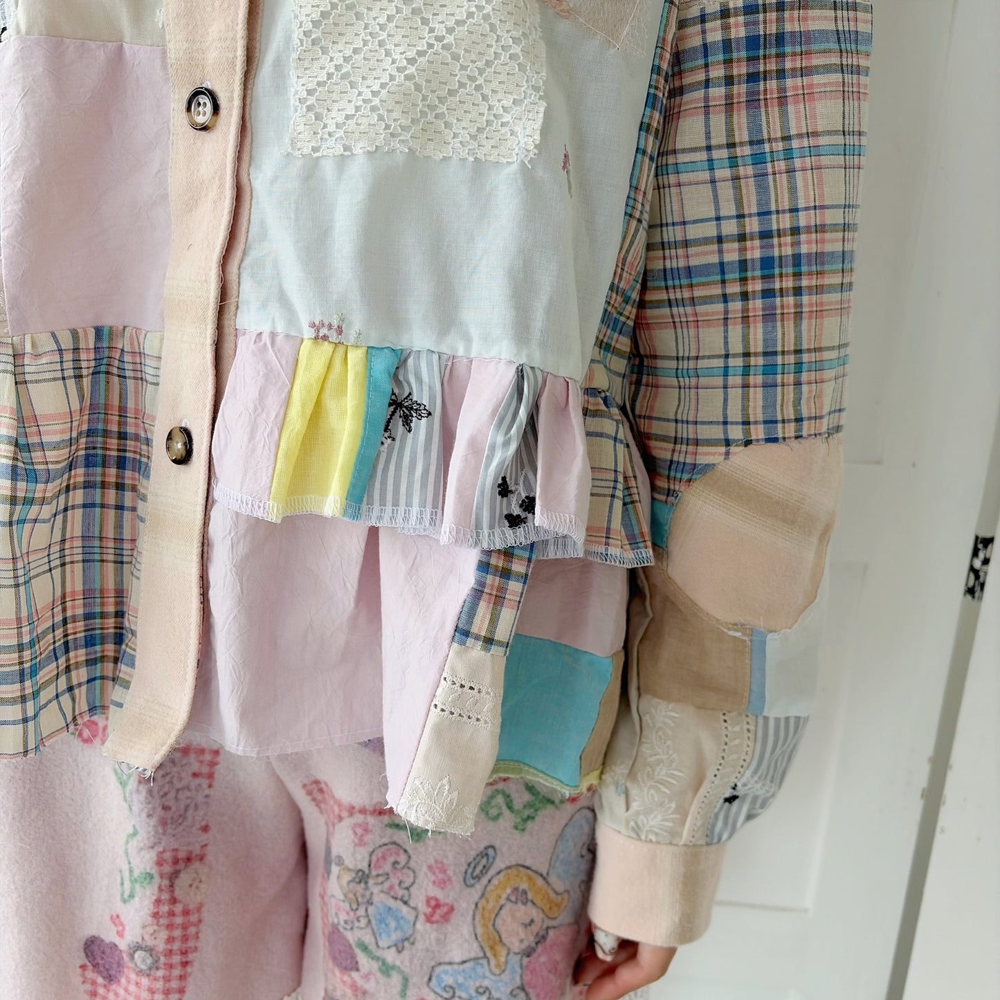 Patchwork shirt / Mix / パッチワークシャツ