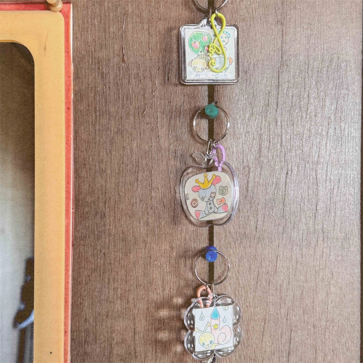 【Xue Tsung-Hsien】original drawing keychain / new crown / キーチェーン