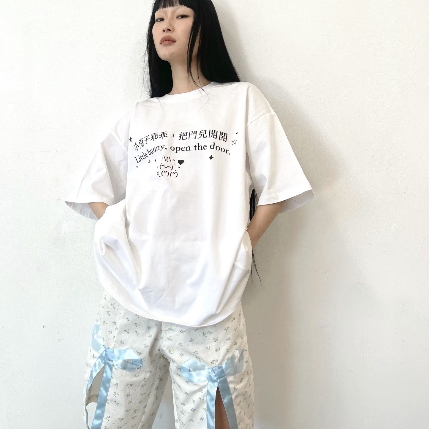 Children's songs Tee / White / プリントTシャツ