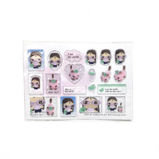 【milkytrinh】I see the world sticker / ステッカー