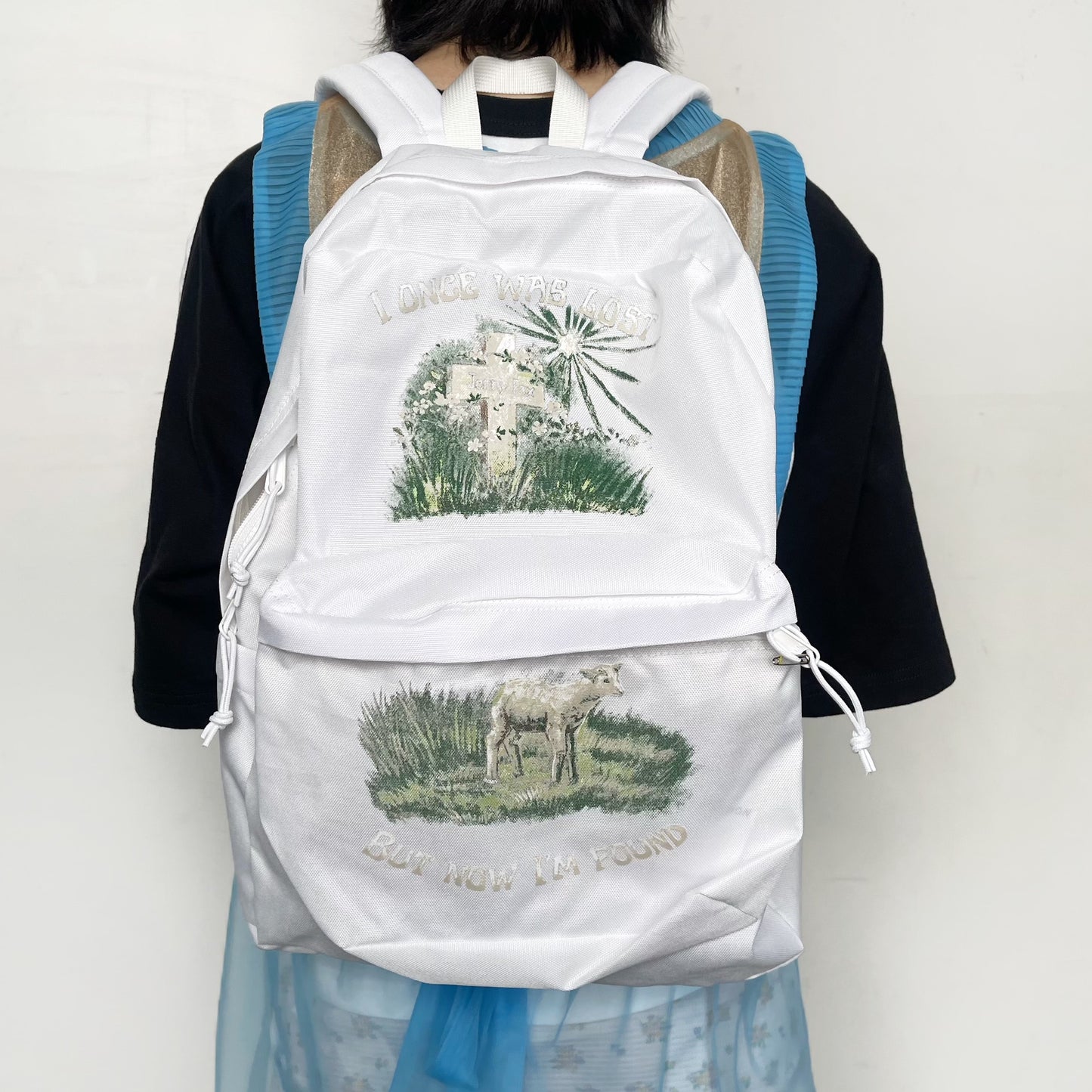 I'M FOUND BACKPACK / WHITE / グラフィックプリントバックパック