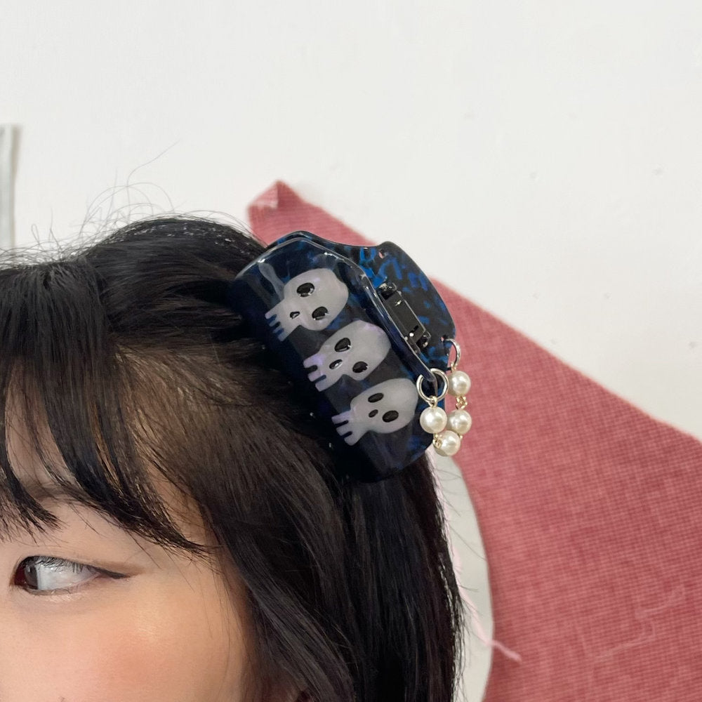 Skull hair clip / スカルヘアクリップ