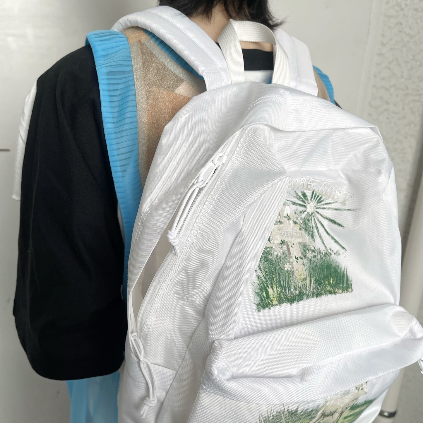 I'M FOUND BACKPACK / WHITE / グラフィックプリントバックパック