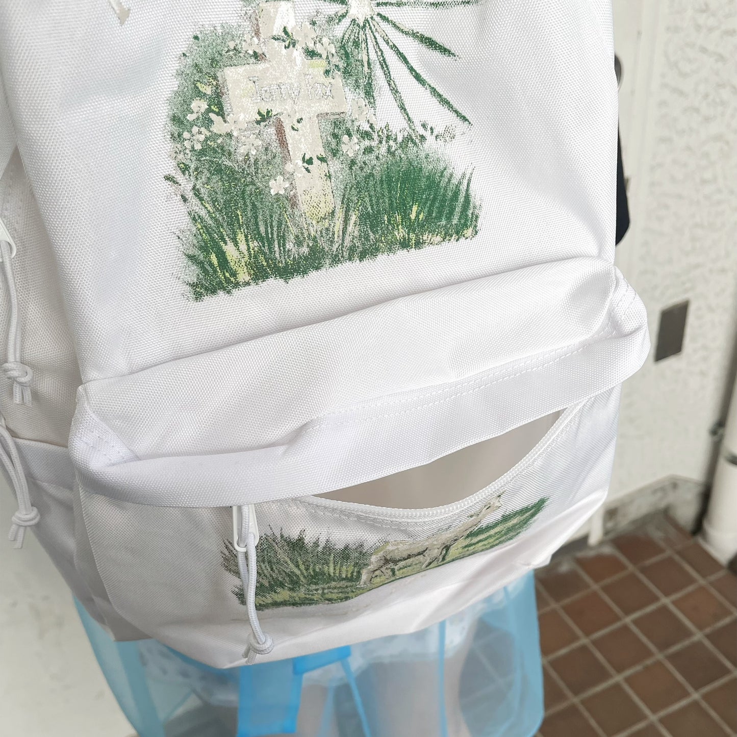 I'M FOUND BACKPACK / WHITE / グラフィックプリントバックパック