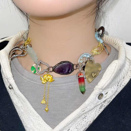 Trinket Charm Necklace / ステンレスネックレス