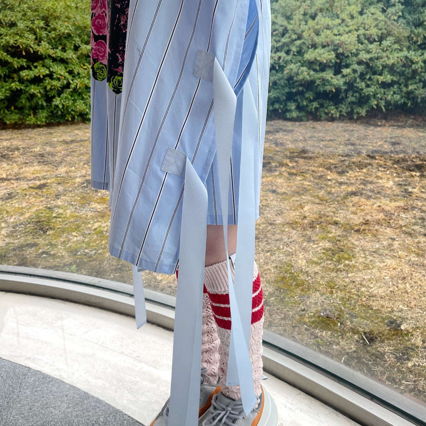 GIRLS SHIRT / BLUE STRIPE / ストライプシャツ / MAYA SHIBASAKIコラボレーション