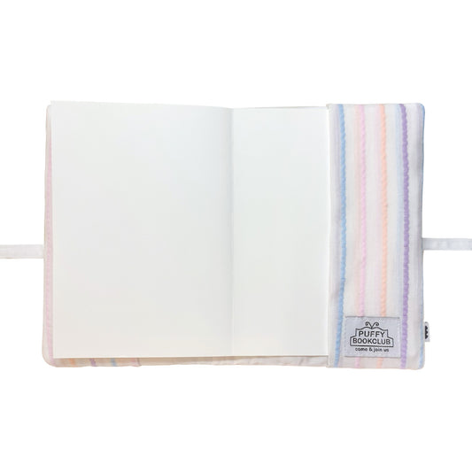 Puffy Bed Book / cotton candy / ノート付きブックカバー