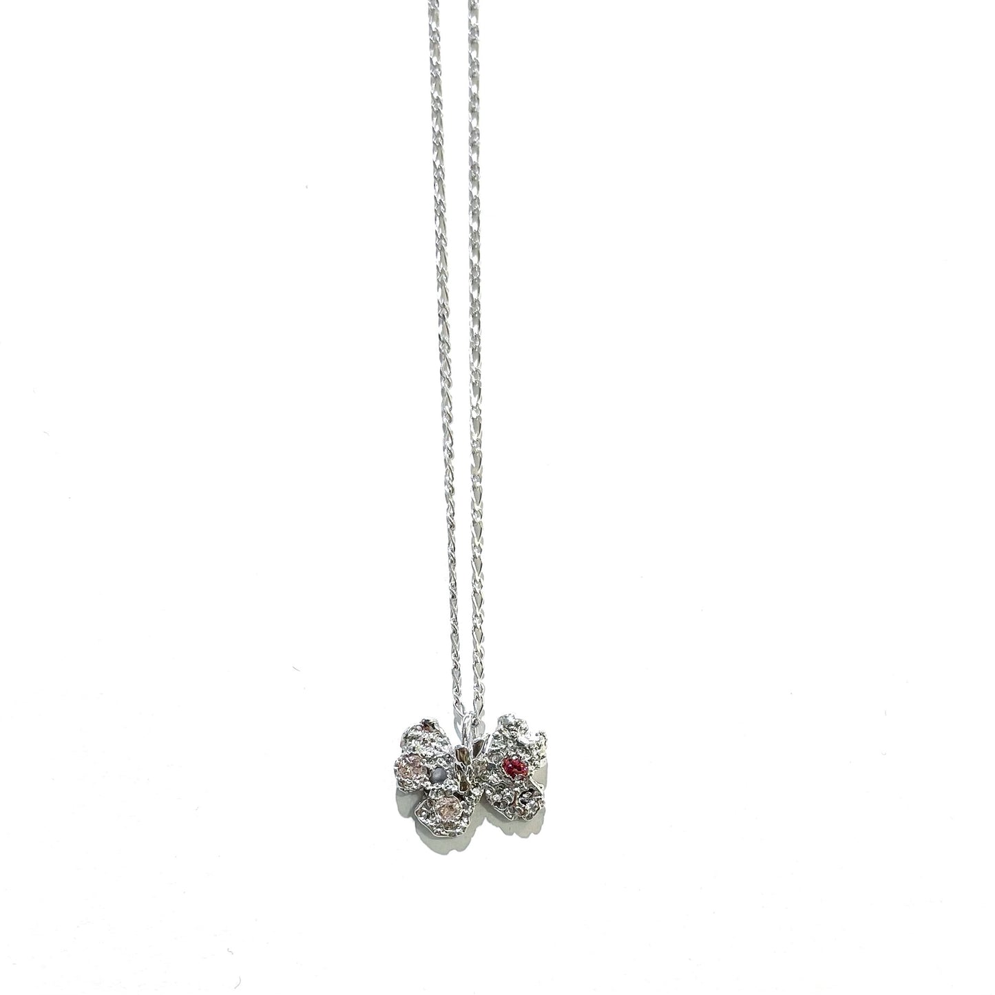 butterfly necklace / zirconia / ちょうちょネックレス