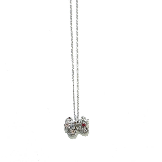 butterfly necklace / zirconia / ちょうちょネックレス