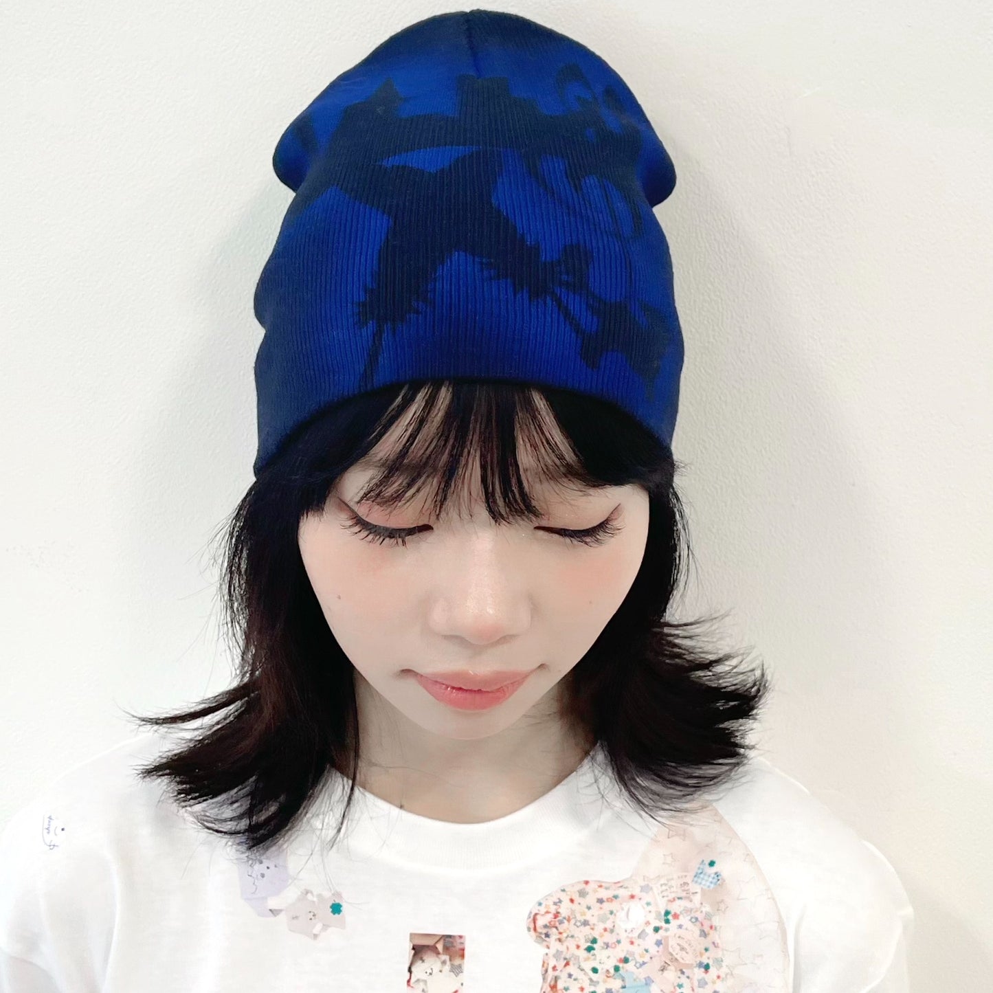 【SHEEP SOUVENIR】sheep playing in town beanie / navy / スプレービーニー