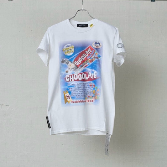 PARKING DROPS TEE / WHITE / グラフィックプリントTシャツ