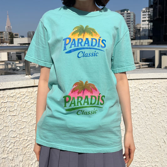SOUVENIR T-SHIRT PARADIS / MINT / グラフィックTシャツ