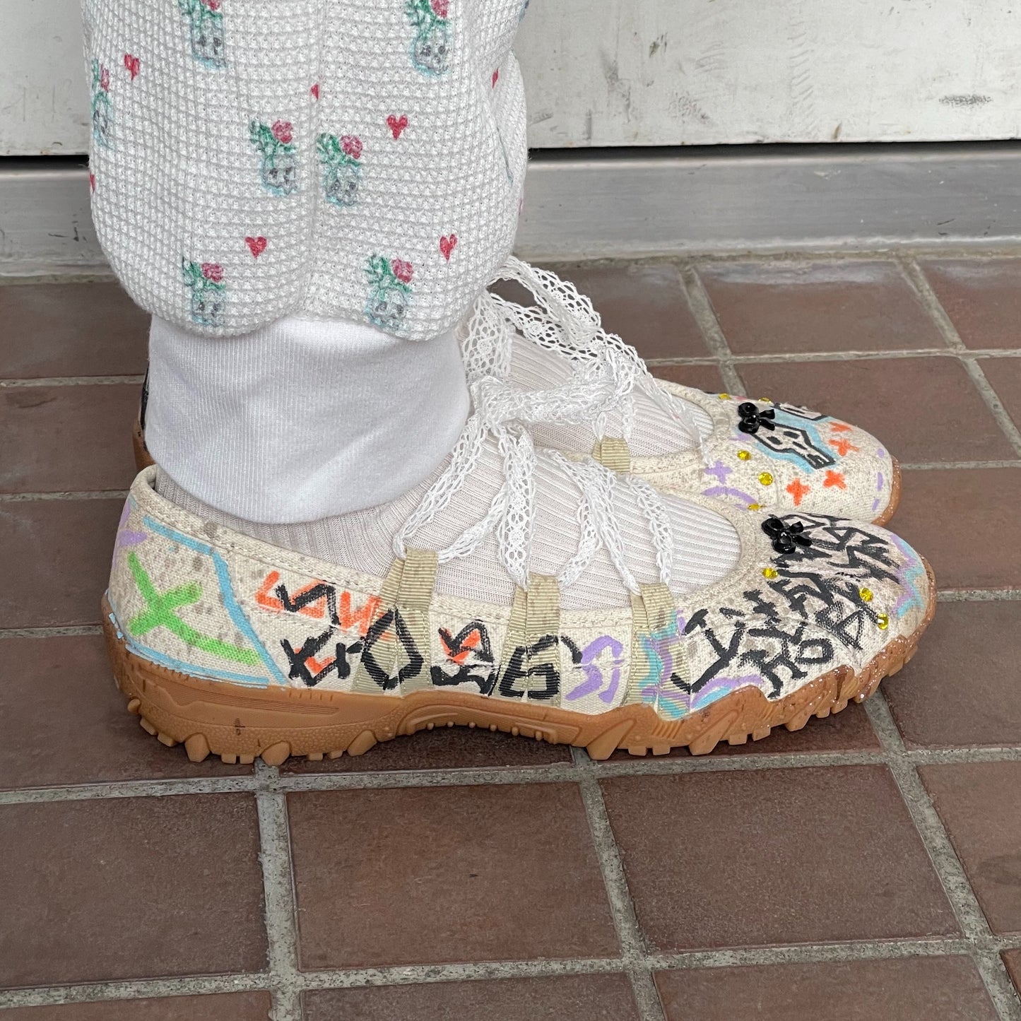 Custom sneaker / TURN / Natural / 25cm