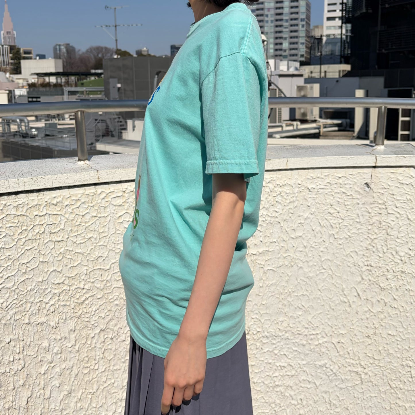 SOUVENIR T-SHIRT PARADIS / MINT / グラフィックTシャツ