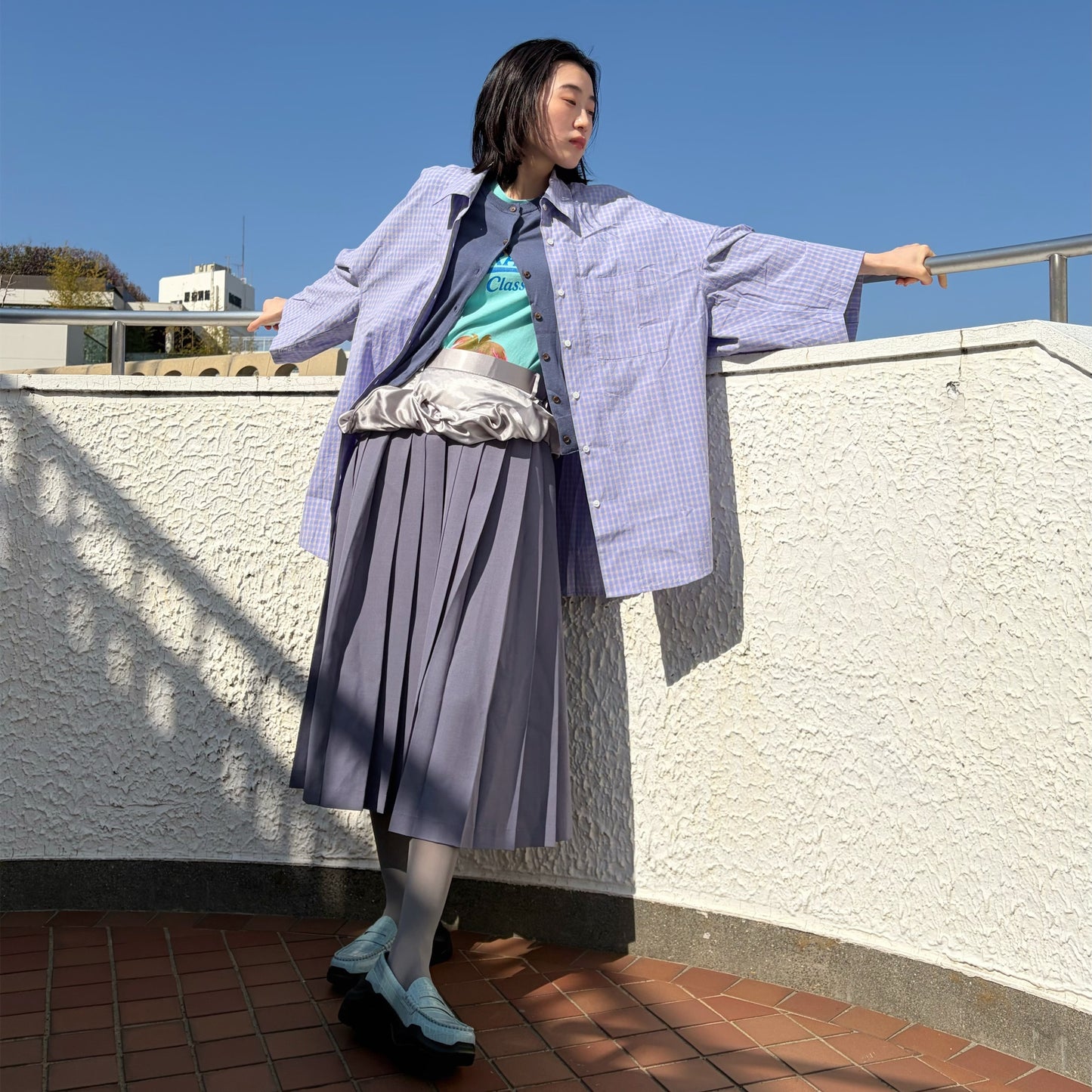 SOUVENIR T-SHIRT PARADIS / MINT / グラフィックTシャツ