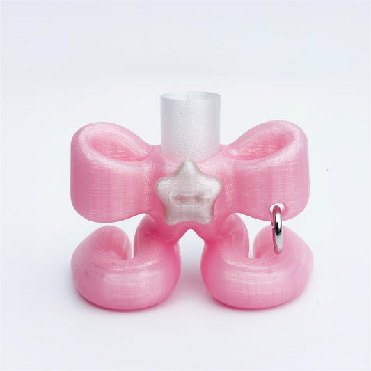 STAR RIBBON Candle/Incense Holder / CLEAR PINK / スターリボンキャンドル/お香立て