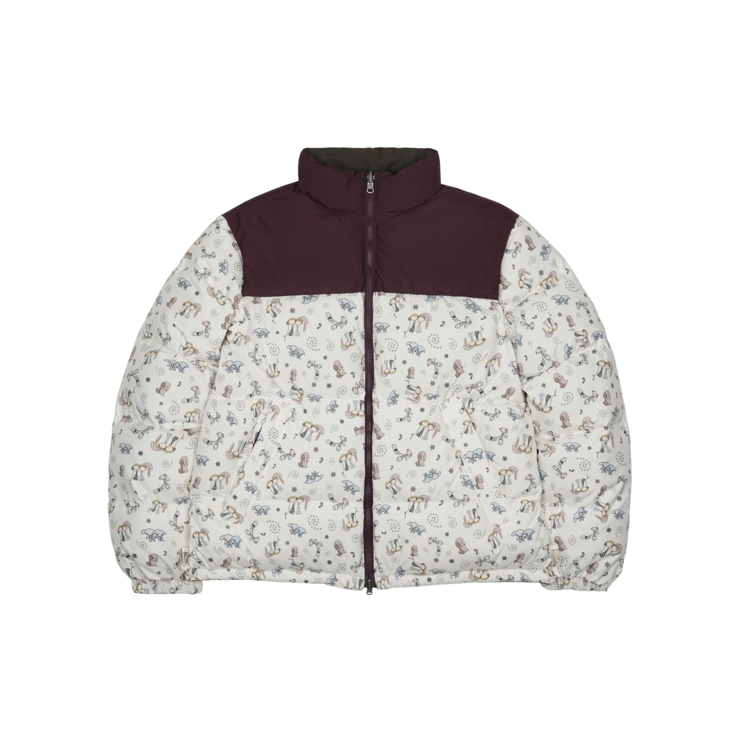 REVERSIBLE DOWN JACKET / KHAKI / リバーシブルダウンジャケット