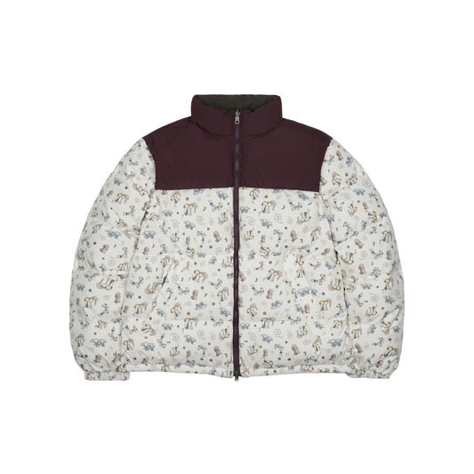 REVERSIBLE DOWN JACKET / KHAKI / リバーシブルダウンジャケット