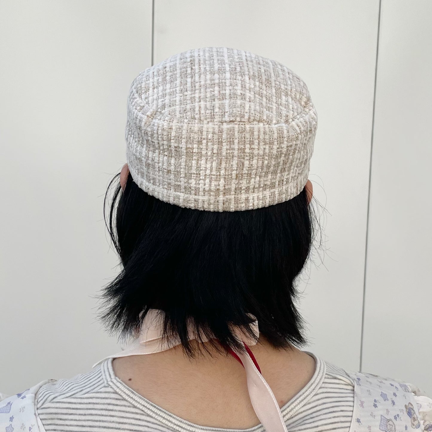 M?lodie Cap / Beige / ツイードキャップ