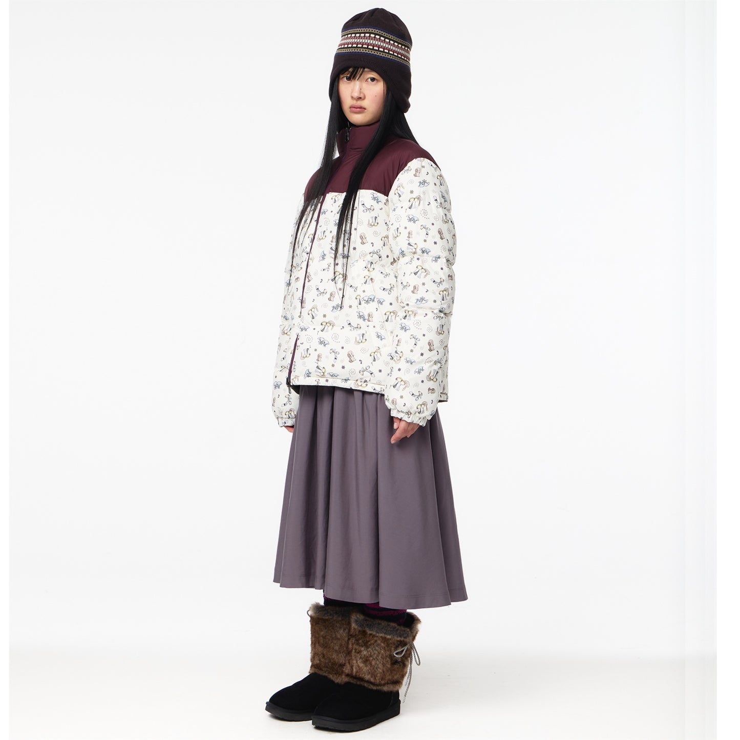 REVERSIBLE DOWN JACKET / KHAKI / リバーシブルダウンジャケット