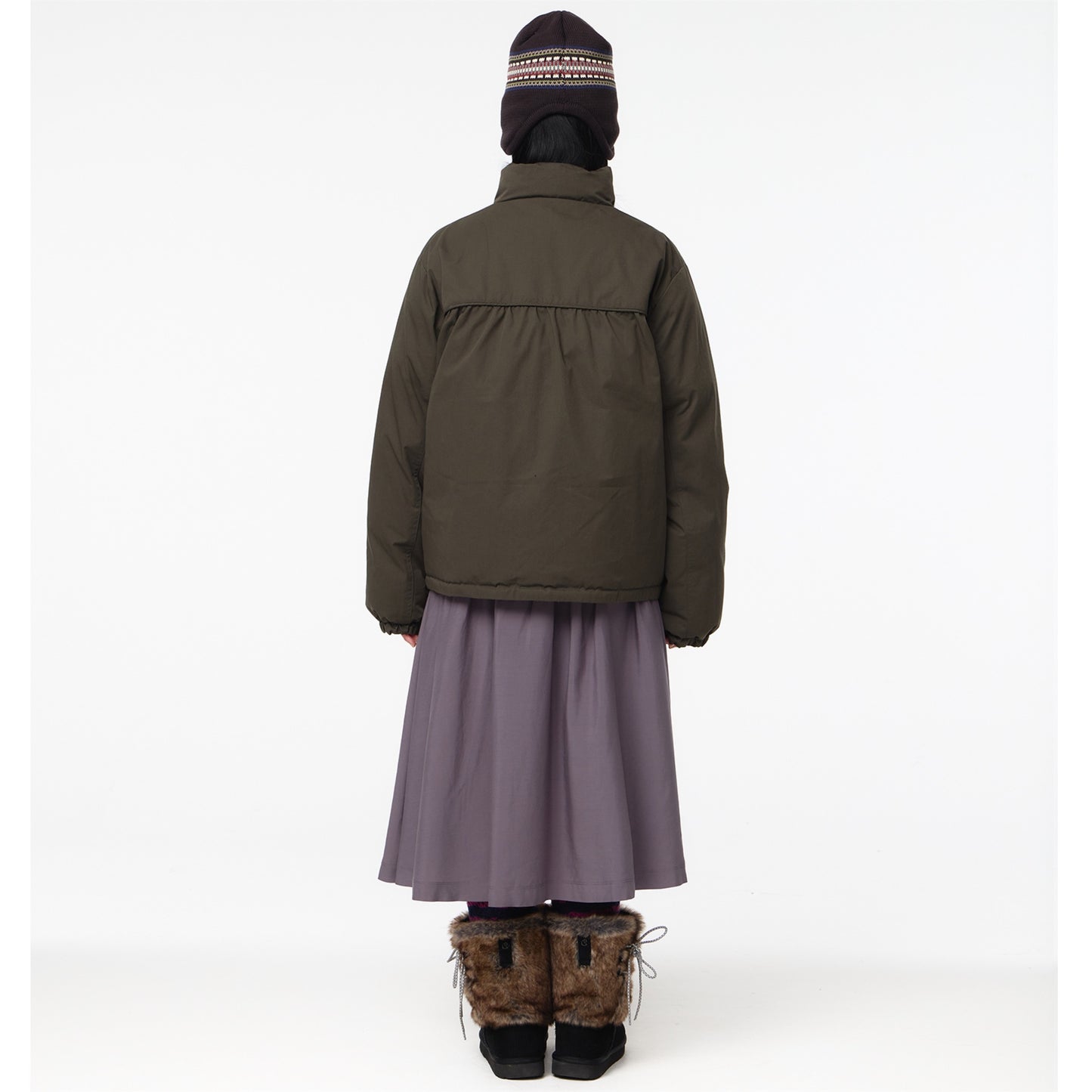 REVERSIBLE DOWN JACKET / KHAKI / リバーシブルダウンジャケット