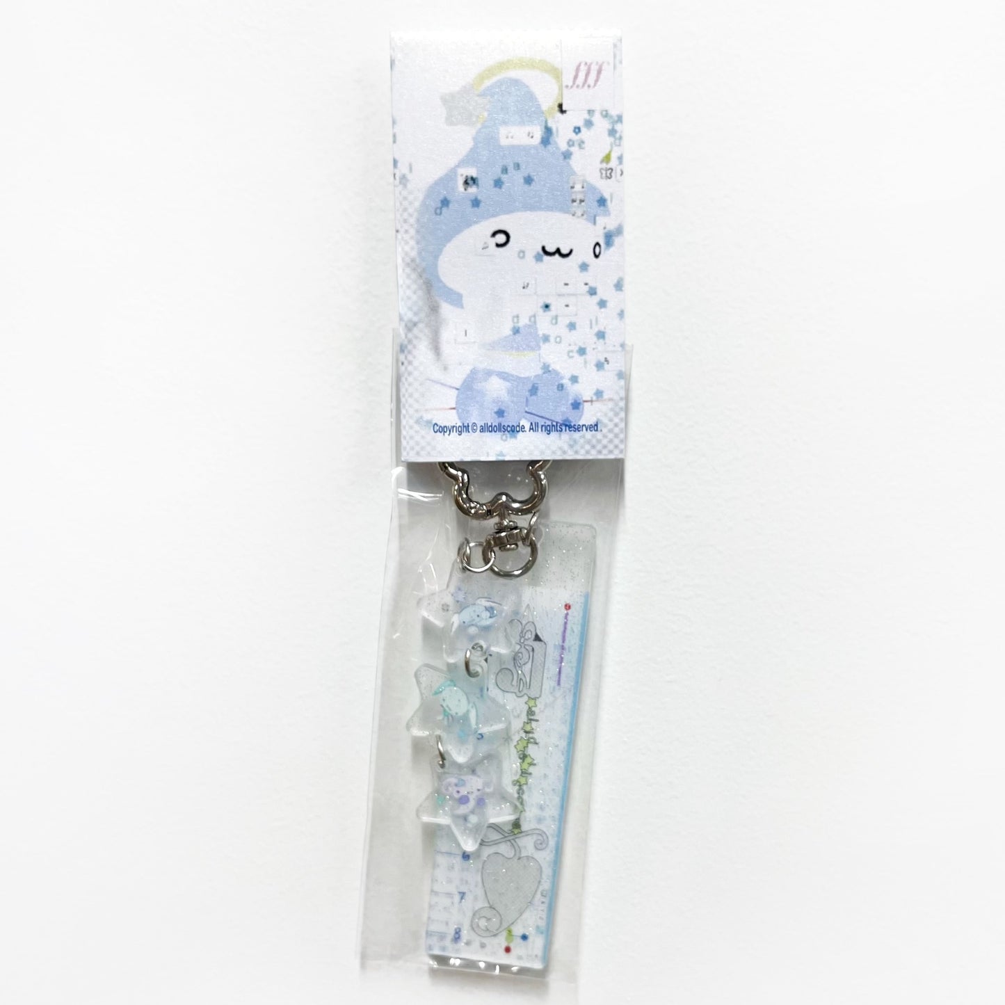 【alldollscode】8cm ruler Keyring / キーリング