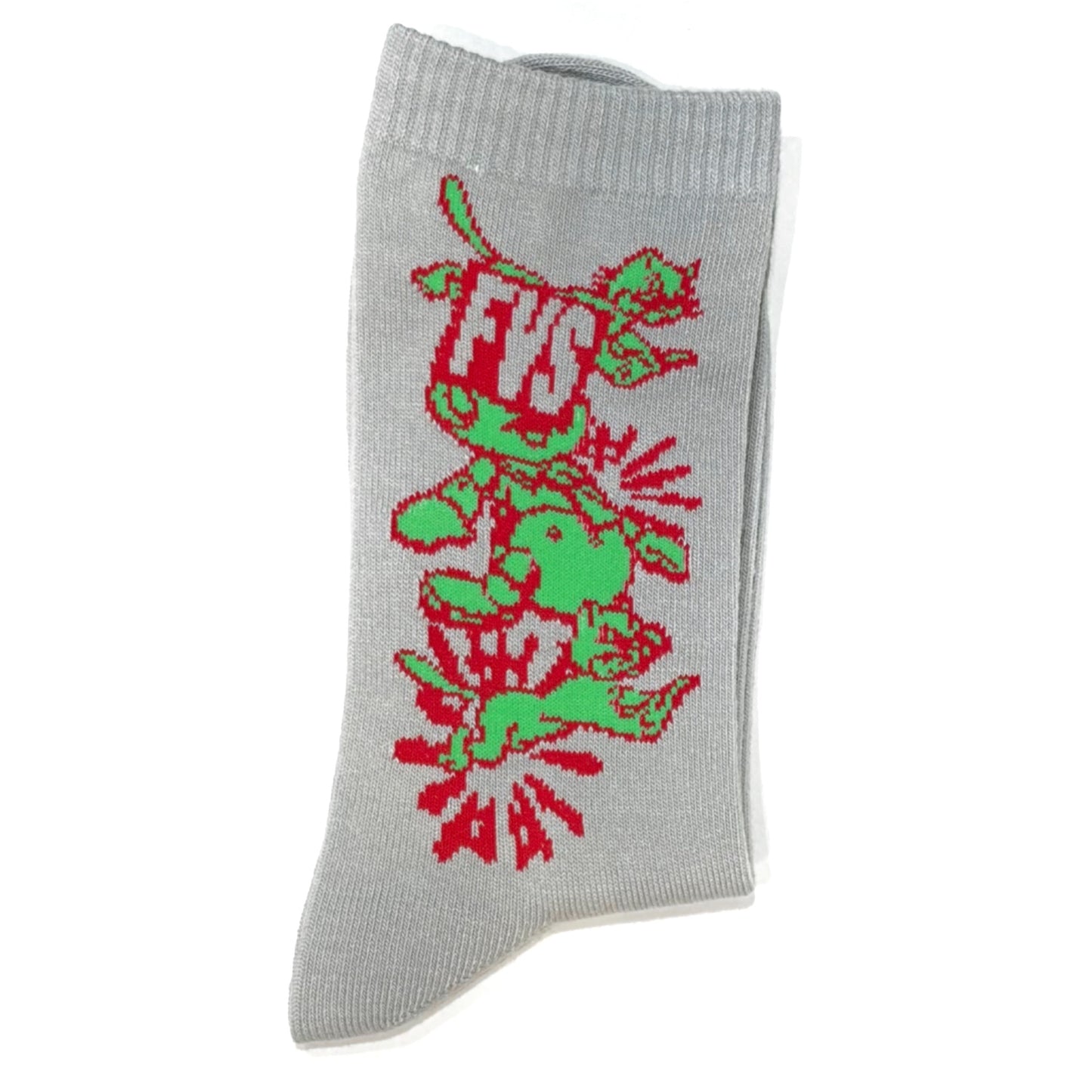 Basic Socks / GRAY / CAT!