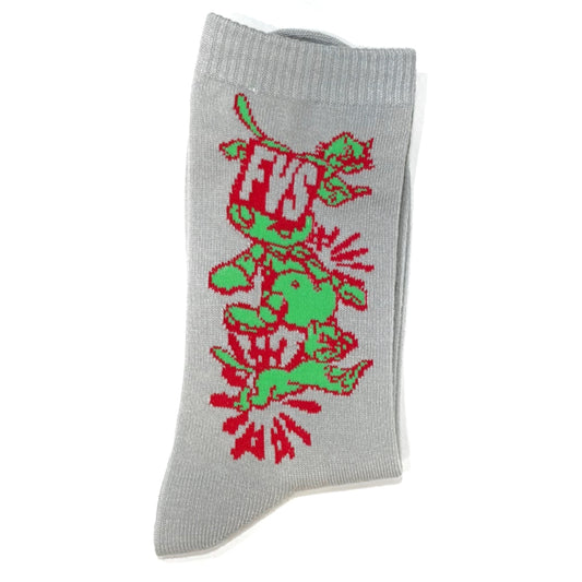 Basic Socks / GRAY / CAT!