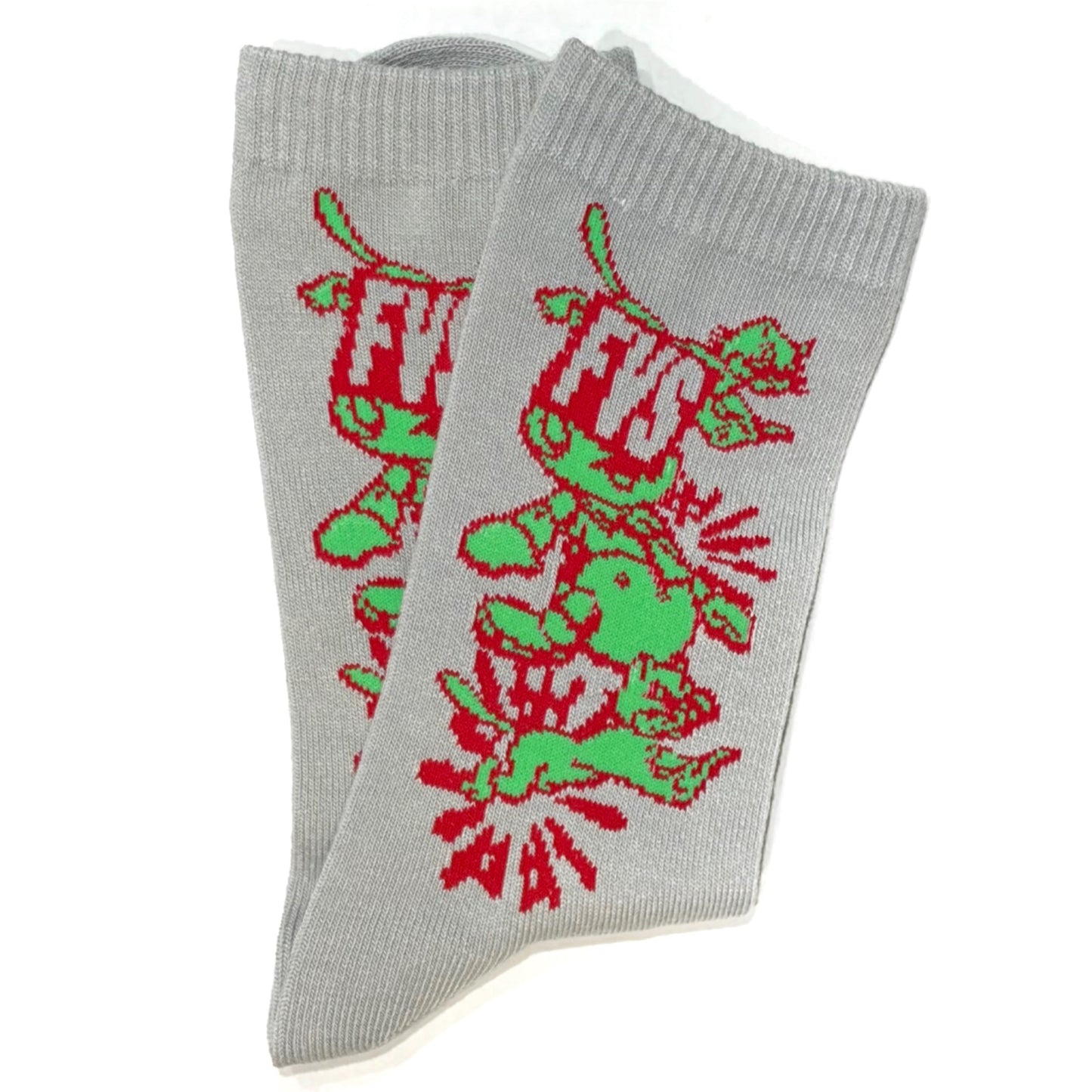 Basic Socks / GRAY / CAT!
