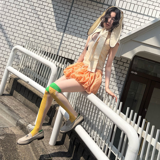 PUFF SHORTS / FLOWER / パフショートパンツ