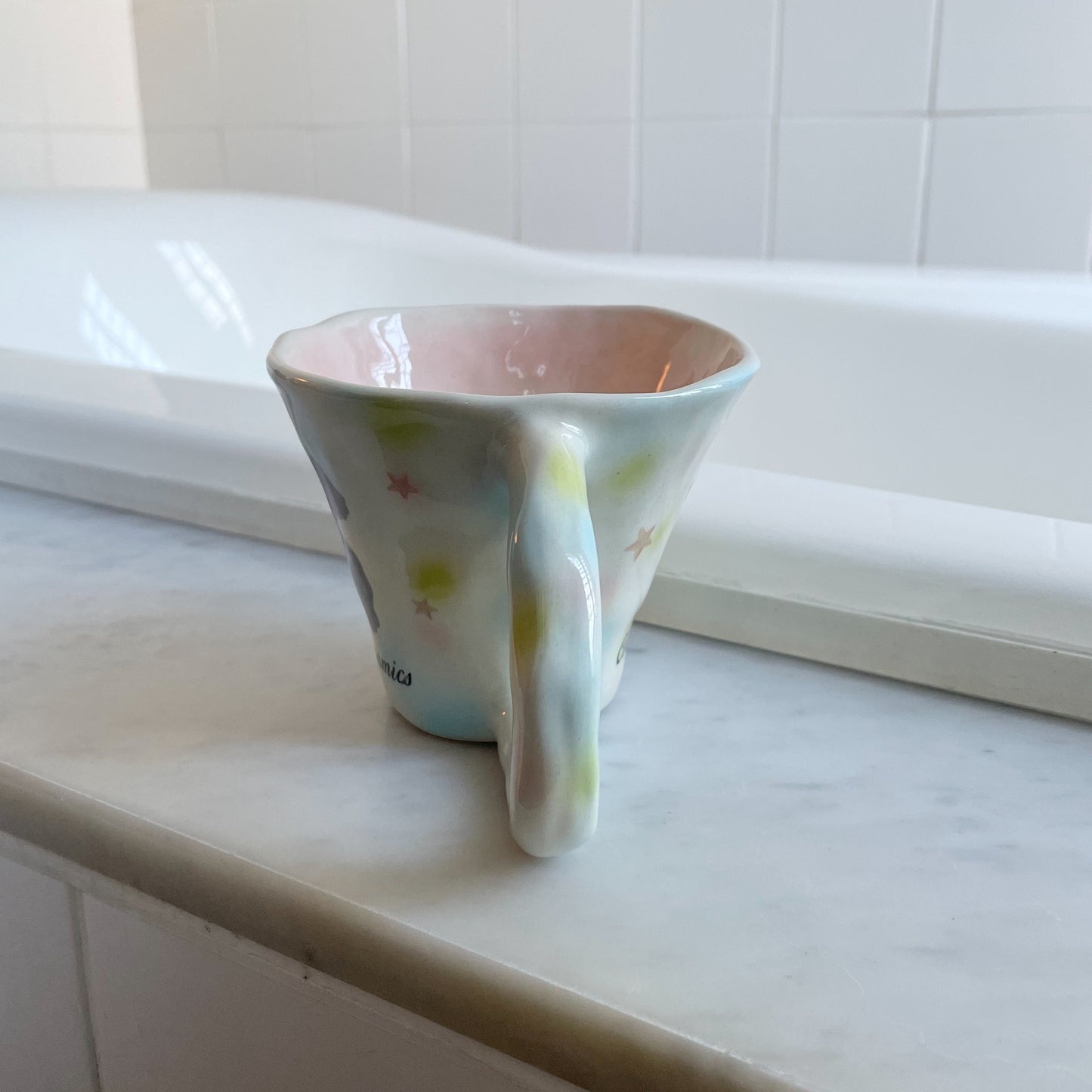 Vintage "Ceramic" elephant ugly mug / ヴィンテージエレファントマグカップ