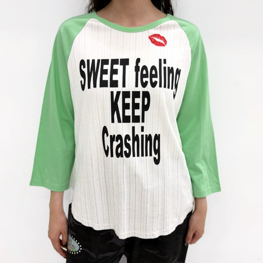[F.E.E.S] eyelet raglan t-shirt / white / ラグランスリーブTシャツ