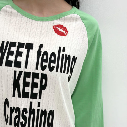 [F.E.E.S] eyelet raglan t-shirt / white / ラグランスリーブTシャツ
