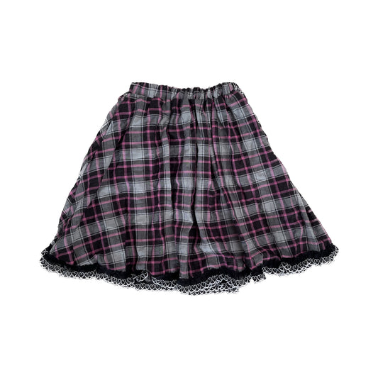 Bad girl skirt / Pink Check / ピンクチェックミニスカート