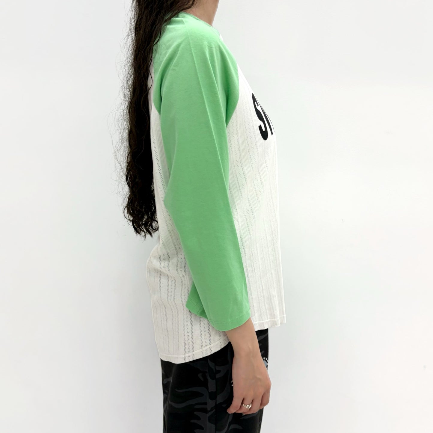[F.E.E.S] eyelet raglan t-shirt / white / ラグランスリーブTシャツ