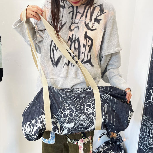 Denim big bag / スパイダーデニムビッグバッグ